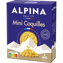 ALPINA Pâtes mini coquille 500g