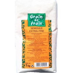Grain De Frais Semoule Extra Fine Paquet 1Kg l'unité de 1.0Kg