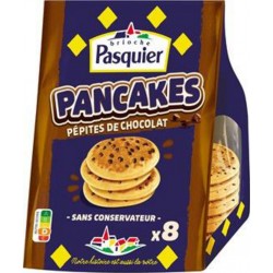 Pancakes Pasquier Pépites de chocolat x8 280g