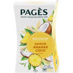 PAGES Infusion Saveur Ananas Coco