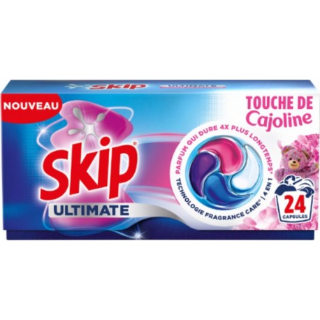 Cajoline Lessive Capsules Touche de Ultimate 4en1 SKIP