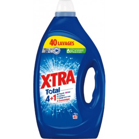X-TRA Lessive Liquide Total 4+1