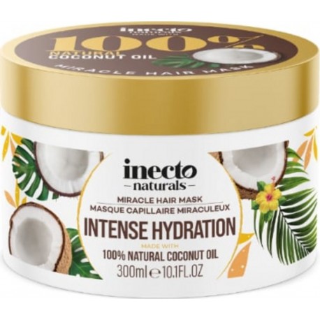 INECTO Masque Miraculeux Hydratant Noix de Coco 300ml