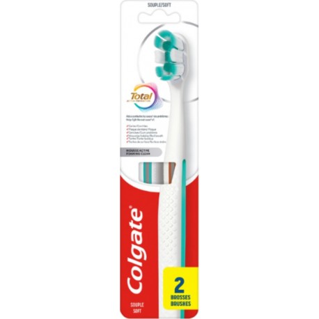 COLGATE Brosse à Dents Total Active Prevention Mousse Active Souple