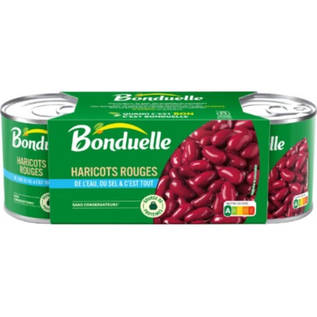 BONDUELLE Haricots rouge jus nature