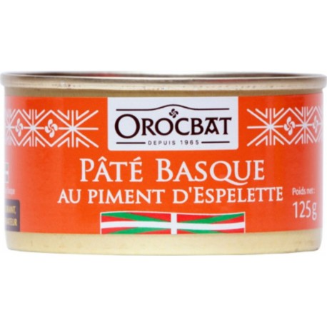 OROCBAT Pâté Basque Au piment d'Espelette