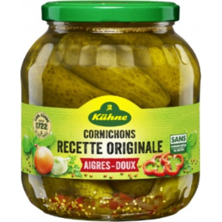 KUHNE Cornichons Recette Originale Aigres-Doux