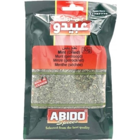 ABIDO Menthe Séchée Sachet 30g