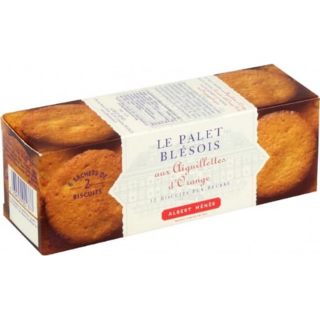 ALBERT MENES Biscuits palets orange