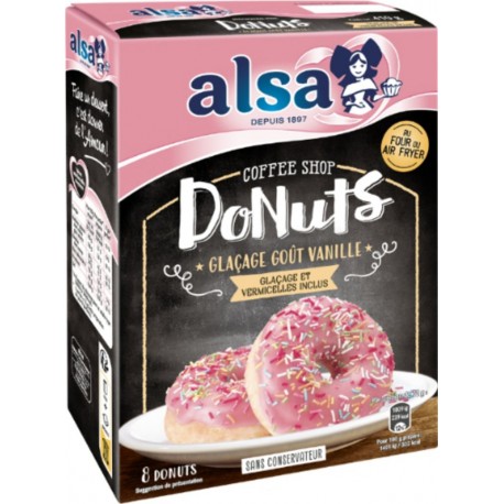 ALSA Préparation Gâteau Donuts avec glaçage