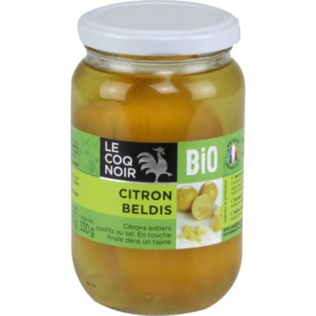 LE COQ NOIR Citron bio Beldis