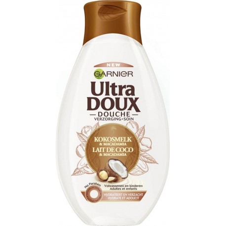 GARNIER Gel douche Ultra doux Coco Macadamia 250ml