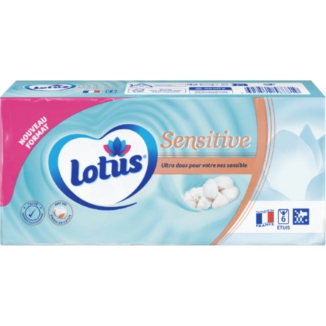 LOTUS Mouchoirs Ultra Doux Sensitive