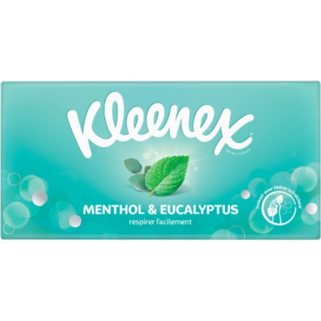 KLEENEX Mouchoirs Menthol et Eucalyptus