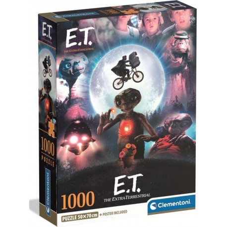 CLEMENTONI PUZZLE COMPACT 1000 PIECES E.T