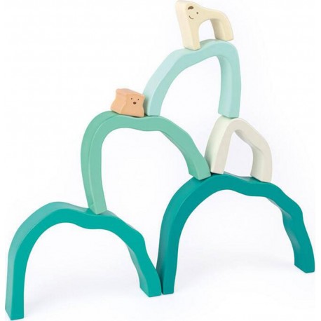 HAPE ARCTIC POLAR BEAR STACKING BLOCKS