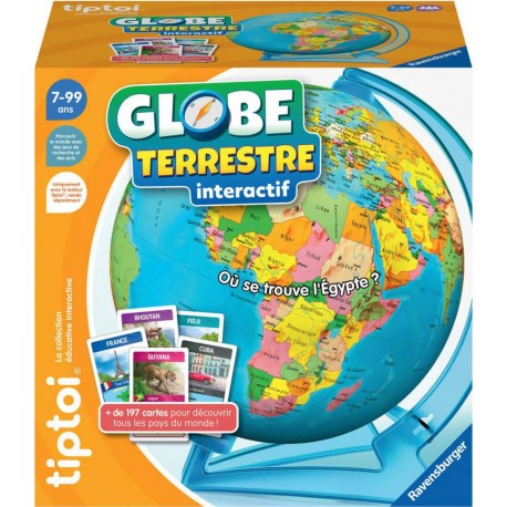RAVENSBURGER TIPTOI® GLOBE TERRESTRE INTERACTIF