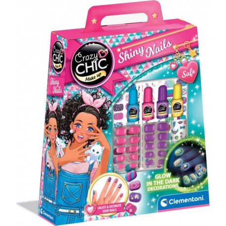 CLEMENTONI CRAZY CHIC ONGLES PHOSPHORESCENTS