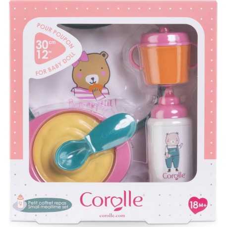 COROLLE BB30 PETIT COFFRET REPAS ROSE ACCESSOIRES