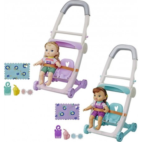 HASBRO BABY ALIVE POUSSETTE + BEBE