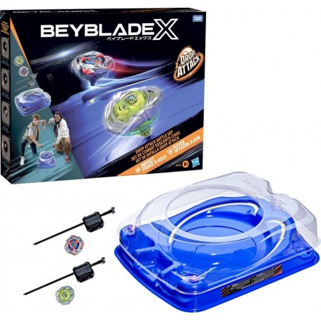 HASBRO BEYBLADE X SET DE COMBAT DESCENTE-CHOC