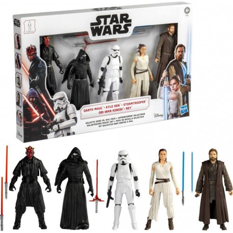 HASBRO STAR WARS PACK5 FIGURINES 15 CM
