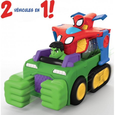 JAZWARES SPIDEY ENSEMBLE DE TANK MARVEL