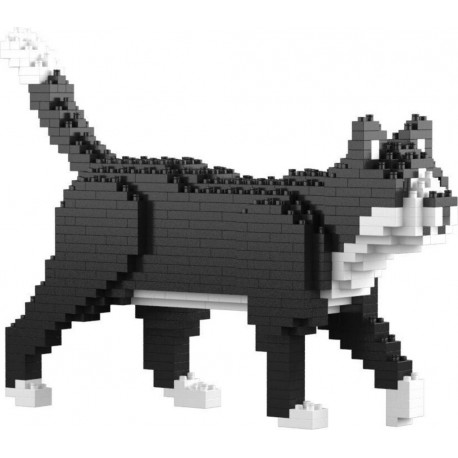 JEKCA BLOCS DE CONSTRUCTION MINI CHAT TUXEDO
