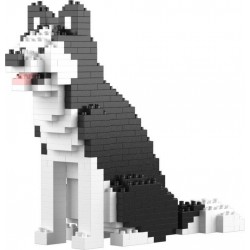 JEKCA BLOCS DE CONSTRUCTION MINI HUSKY NOIR