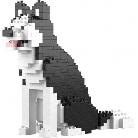 JEKCA BLOCS DE CONSTRUCTION MINI HUSKY NOIR