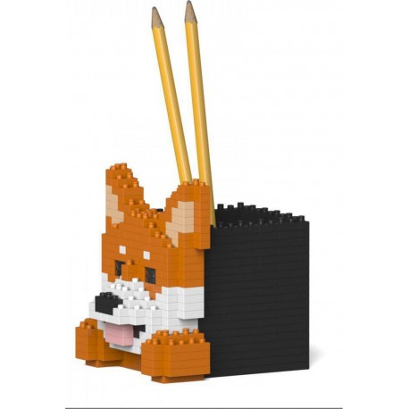JEKCA BLOCS DE CONSTRUCTION - POT A CRAYON SHIBA