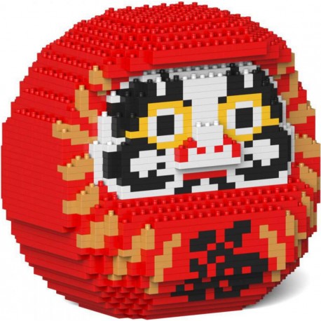 JEKCA BLOCS DE CONSTRUCTION - POUPEE DARUMA 1 ROUGE