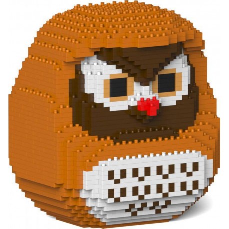 JEKCA BLOCS DE CONSTRUCTION - POUPEE DARUMA CHOUETTE