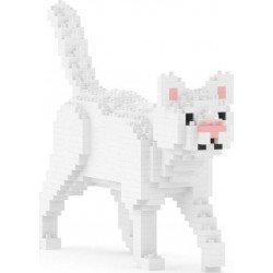 JEKCA BLOCS DE CONSTRUCTION MINI CHAT BLANC