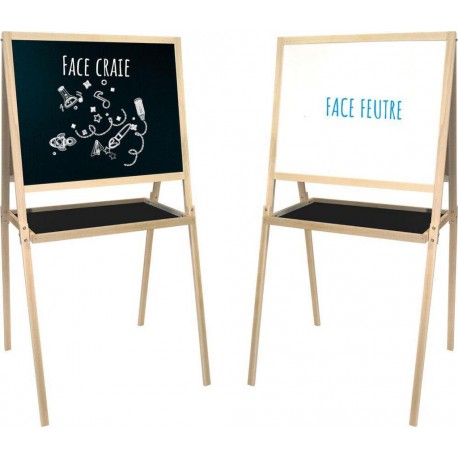 JEUJURA TABLEAU EN BOIS DOUBLE FACE