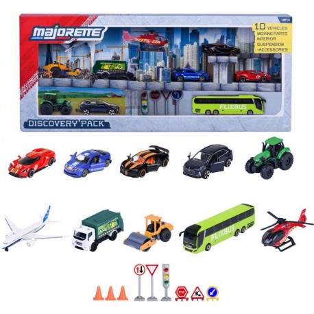 MAJORETTE SET DECOUVERTE 10 PIECES