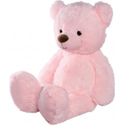 SIDJ OURS ROSE 80 CM