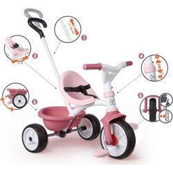 SMOBY TRICYCLE BE MOVE ROSE