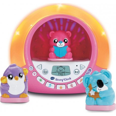 VTECH STORY'CLOCK MA CONTEUSE REVEIL ROSE