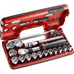 Facom Coffret cliquet extensible 1/2 - 21 pièces - Facom SXL.DBOX1PB