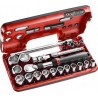 Facom Coffret cliquet extensible 1/2 - 21 pièces - Facom SXL.DBOX1PB