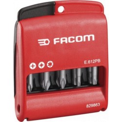 Facom BOITE DE 10 EMBOUTS 50 MM (PH, PZ, 6 PANS) Facom E.611PB