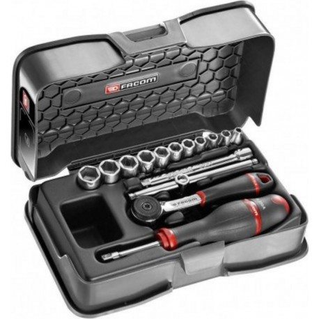 Facom Coffret Douille 1/4 6 pans Facom R.161-2P6
