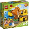LEGO 10812 Duplo Town - Le Camion Et La Pelleteuse
