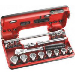 Facom COFFRET Facom DBOX DOUILLE 3/8 - 6 PANS - 18 PIÈCES JL.DBOX1