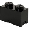 LEGO Storage Brick Boîte de Rangement noir x2