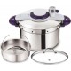 SEB Autocuiseur Clipso Minut' Perfect 7.5L + couvercle