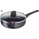 TEFAL SAUTEUSE 26cm GRIS pailleté avec couvercle C3673302
