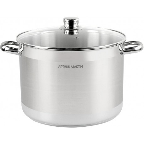 Arthur Martin Marmite inox induction + Couvercle 36cm - 18L