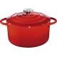 Kuchenprofi cocotte ronde en fonte émaillée 22cm rouge - 0401001422